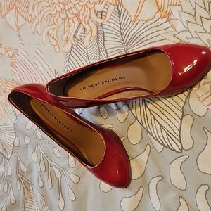 Chinese Laundry Glossy Red Heels
